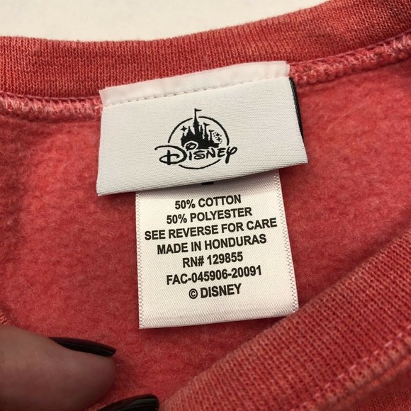 Disneyland Red Retro Mickey Sweatshirt Pullover L - Picture 6 of 7